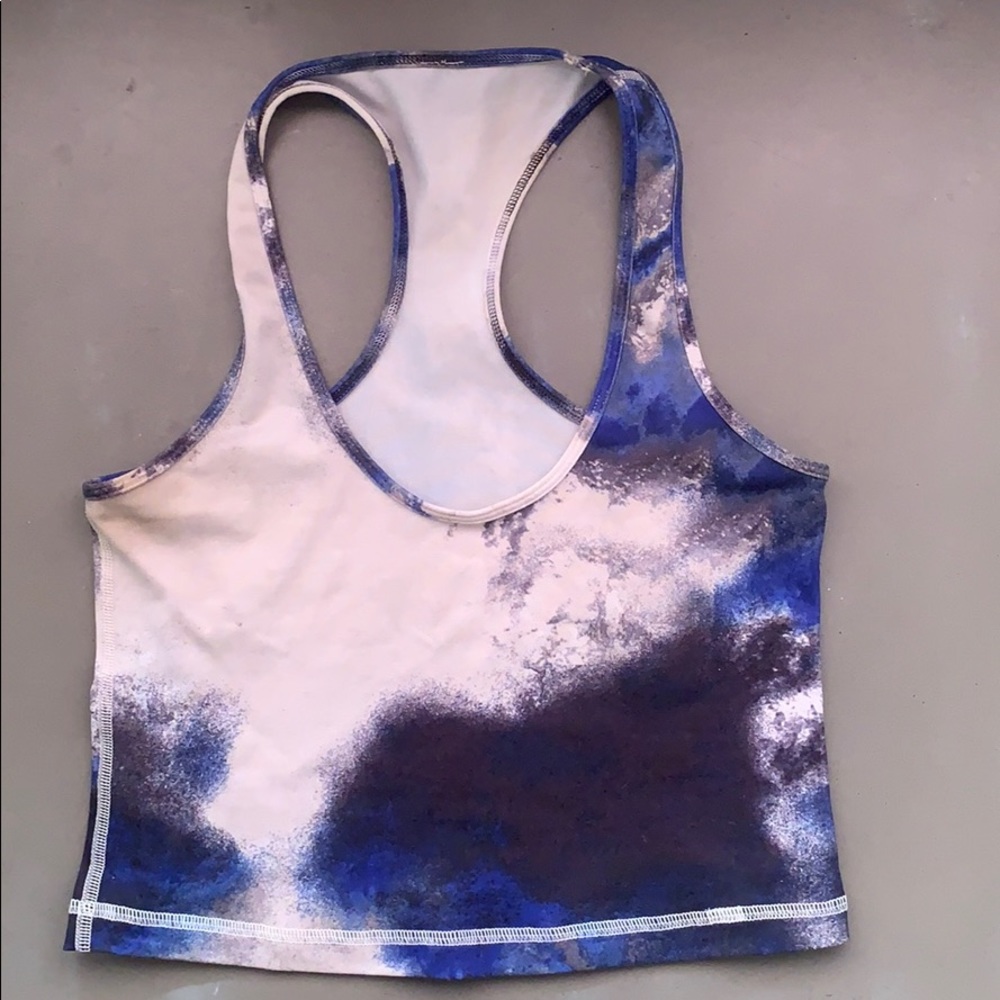 Lulemon vintage Crop Top Blue Size 4